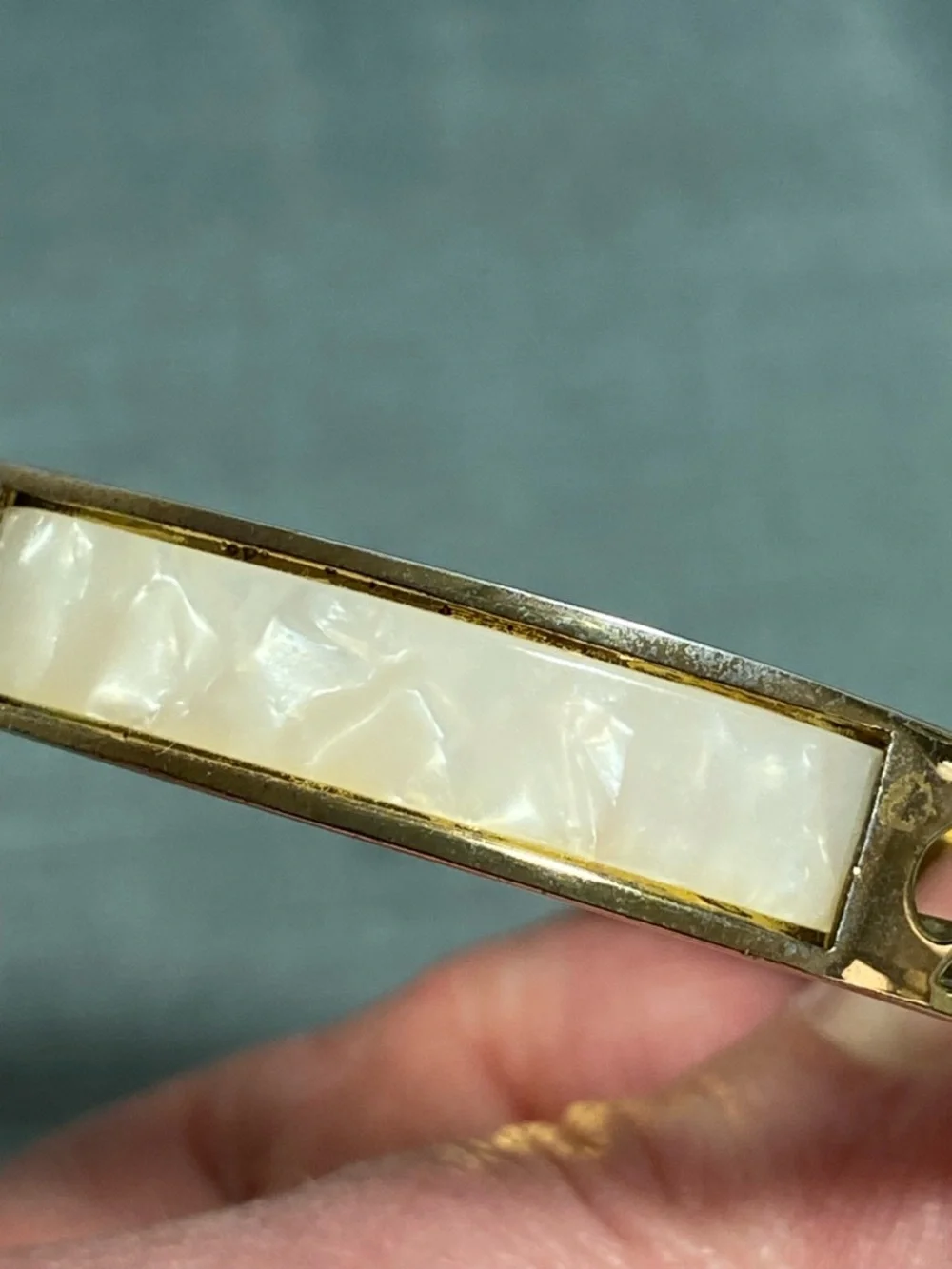 kate spade Mother of Pearl Gold-Tone Bangle Bracelet - Picture 10 of 13